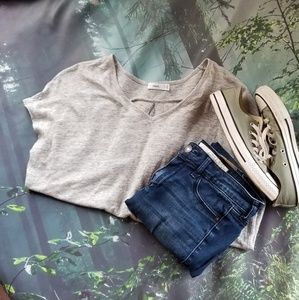 Vince Heather Grey Top